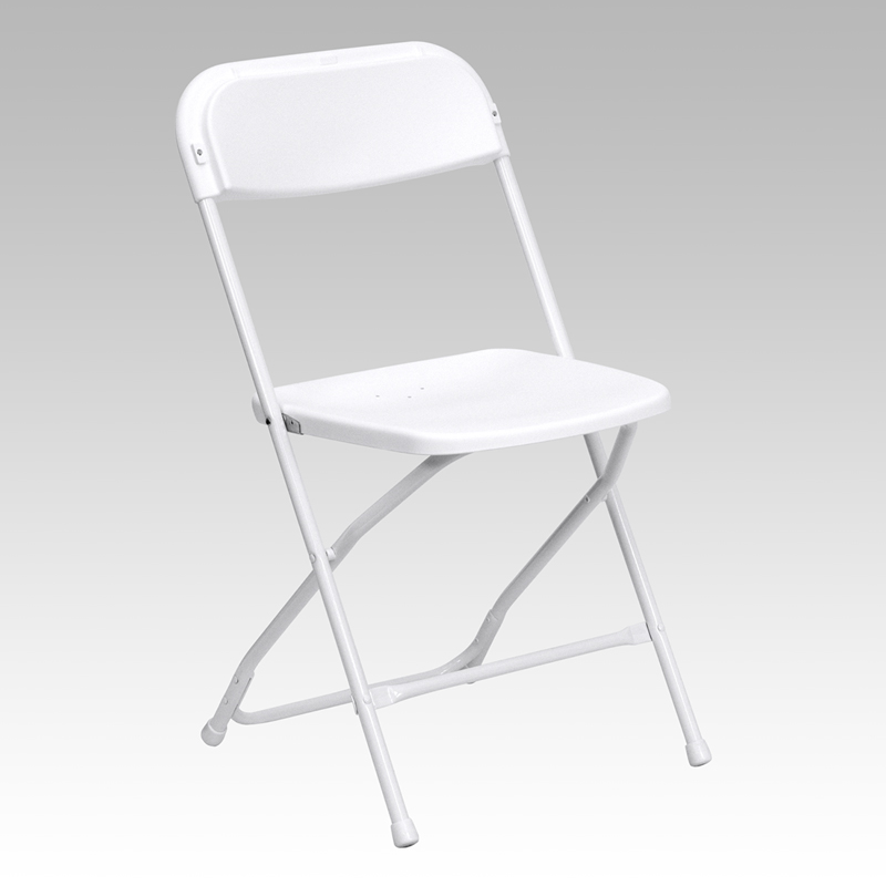 White/White Reception Chair